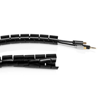 SWB KS-19BLACK Kabelmanagement | spiraalvormige sleeve | 1 stuks | maximale kabeldikte: 100 mm | pvc | zwart Product foto
